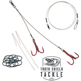 Musky Quick Strike Sucker Rig Blood Red Hooks (175 lb.)