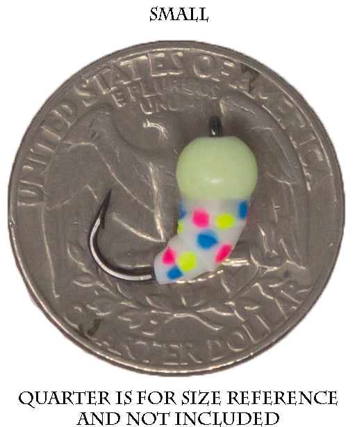 Copy of Si Flies Simcoe Bugs Tungsten Glow Ice Jigs 3 - Pack