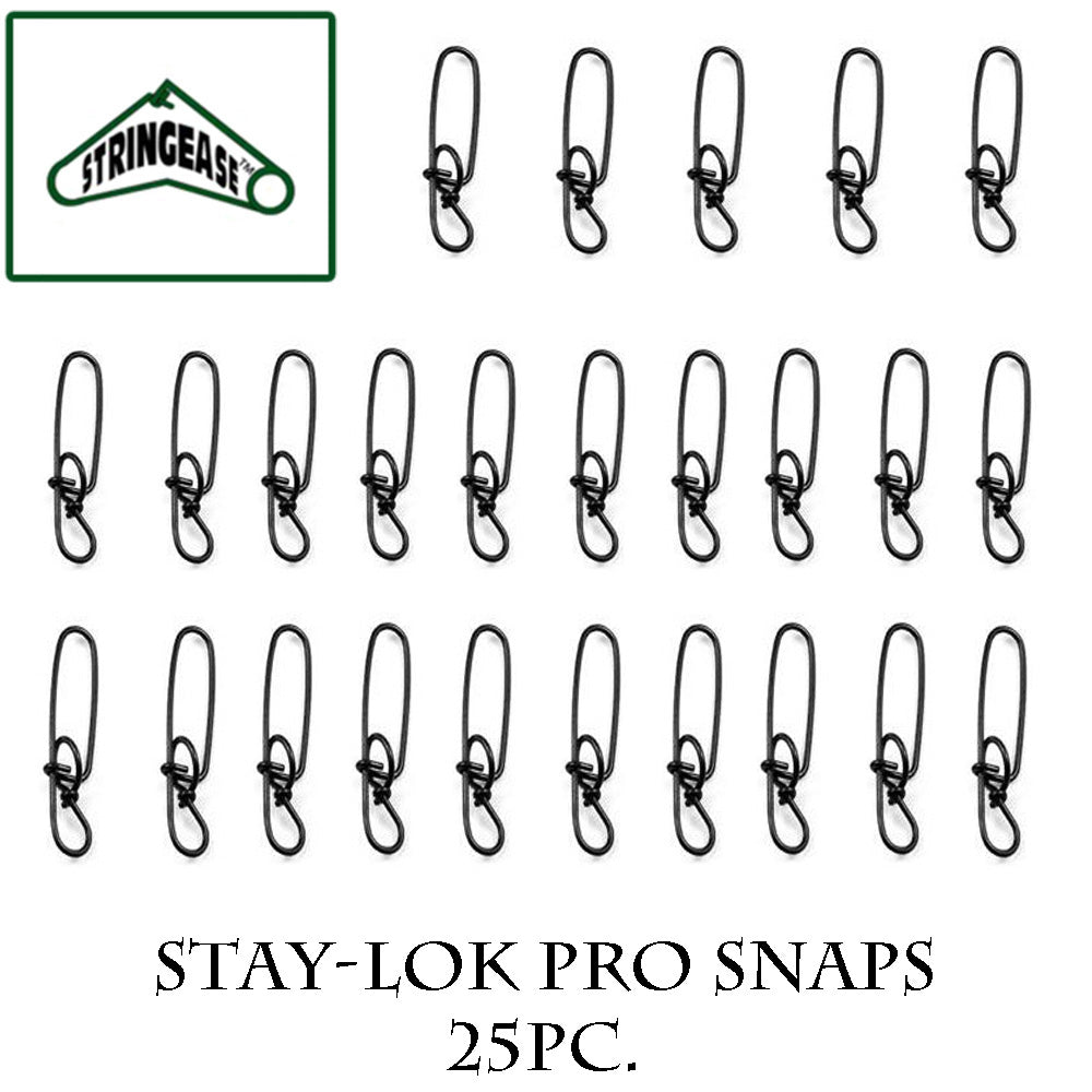 Stringease Stay-Lok Snaps 25-Pack – Tooth Shield Tackle