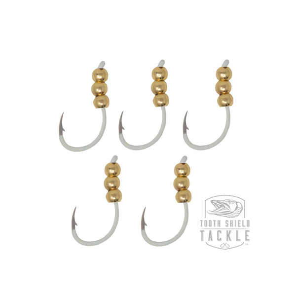 Tungsten Weighted Plummeting Tip-up / Dead stick Hooks 5 Pack #4 Hook –  Tooth Shield Tackle