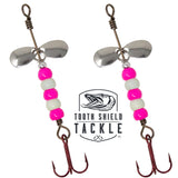 Tooth Shield Tackle Tungsten Walleye Chopper GLOW 2 Pack