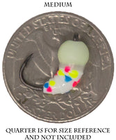 Si Flies Simcoe Bugs Tungsten Glow Ice Jigs 3 - Pack [Medium - Wonderbread]