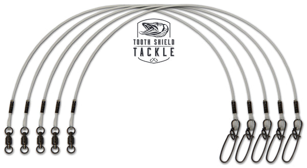 Tooth Shield Tackle Fluorocarbon Leaders - 175 lb. 10-Pack
