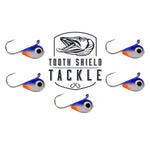 Tooth Shield Tackle UV Glow Tungsten Ice Fishing Jigs Tip Up Rigs Musky Sucker Rigs Leaders Bucktails