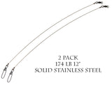Tooth Shield Tackle Variety 6 Pack Complete Musky Leader Kit