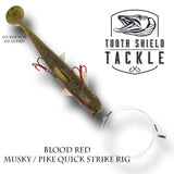 Tooth Shield Tackle Musky Quick Strike Sucker Rigs